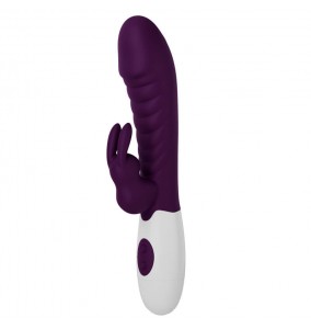 Pretty Love - Naughty Bunny Powerful Vibrating Massager Wand (Battery - Purple)